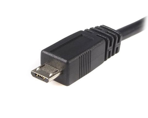 StarTech.com Cable 3m Micro USB B a USB A Cargador para Teléfono Móvil Datos USB 2.0 - Macho a Macho - Negro
