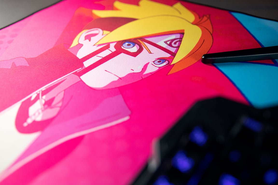 Tapis Souris Konix Boruto XXL – Antidérapant, Surface Microfibre, Durable - vue 3