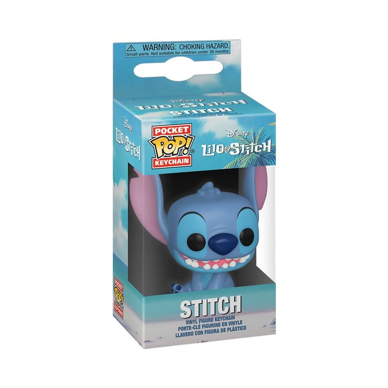 Figurine Funko Pop Keychain porte clé Lilo and Stitch Stitch - vue 2