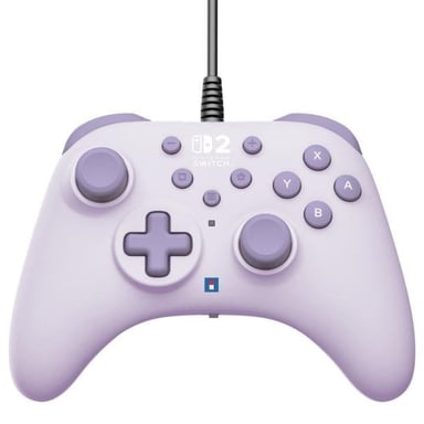Hori Controller cablato HORIPAD Turbo (Lavanda) per Nintendo Switch 2 – Con licenza ufficiale Nintendo®