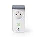 Nedis WIFIPO120EWT enchufe inteligente Gris, Blanco