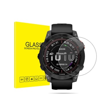 Pack de 2 protecteurs d'écran en verre trempé pour Garmin Fenix 6 Pro - Neuf