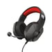 Trust GXT 323 Carus Auriculares con cable Diadema Play Negro, Rojo