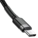 Baseus Cafule cable USB 2 m USB C Negro, Gris