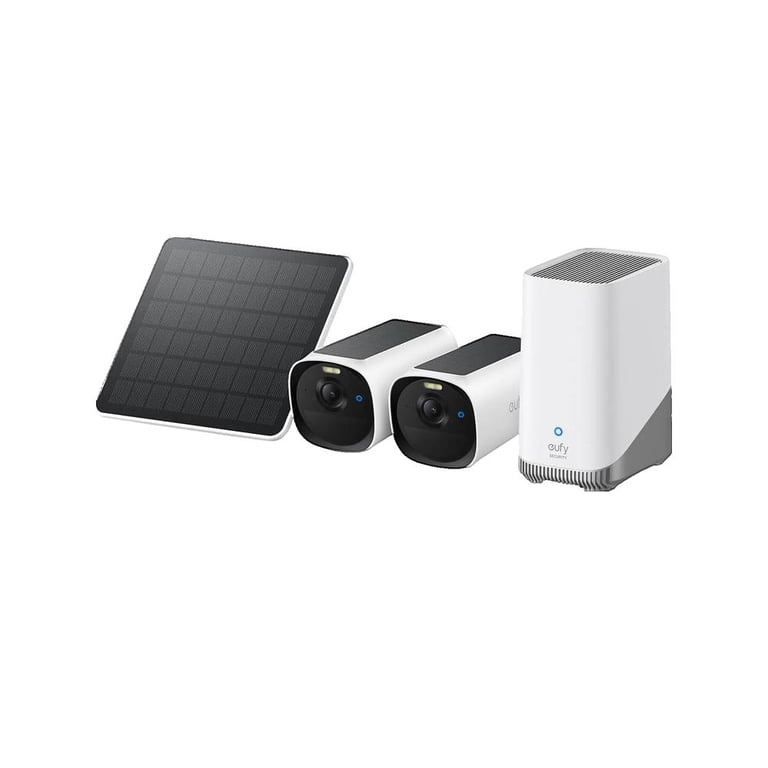 Caméra de surveillance Eufy E8144323 2K Extérieure Panneau Solaire Audio Bidirectionnel - vue 2
