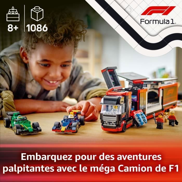 Lego City Camion De F1 Avec Voiture De F1 Rb20 Et Amr24 60445 Lego La Boite - vue 5