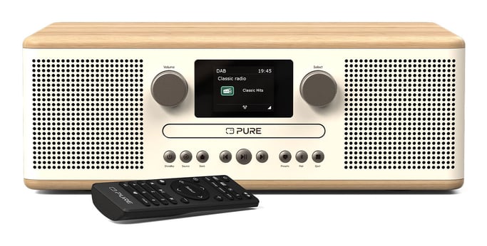 Pure Classic C-D6 Portable Numérique Chêne, Blanc - Neuf Blanc - vue 3
