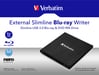 Verbatim External Slimline unidad de disco óptico Blu-Ray RW Negro