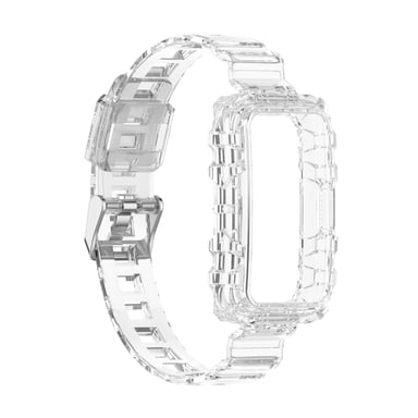 Bracelet de montre avec boîtier de montre en TPU Transparent  Huawei Band 7 / Band 6 / Band 6 Pro, Honor Band 7 / Band 6