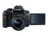 Canon EOS 750D + Kit fotocamera reflex EF-S 18-55 IS STM 24,2 MP CMOS 6000 x 4000 pixel Nero