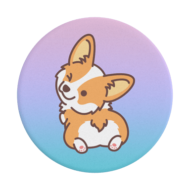 PopSockets Grip Cheeky Corgi colorido