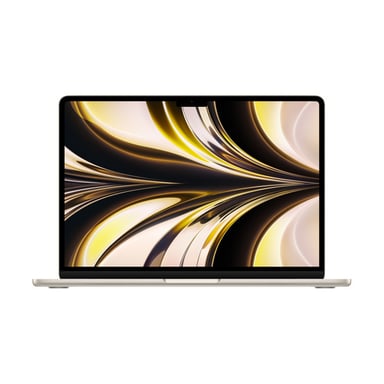 MacBook Air M2 (2022) 13.6', 3.5 GHz 256 Go 24 Go  Apple GPU 8, Lumière stellaire - AZERTY
