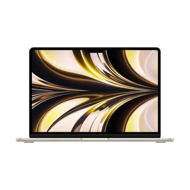 MacBook Air M2 (2022) 13.6', 3.5 GHz 256 Gb 8 Gb  Apple GPU 8, Blanco estrella - QWERTY - Espagnol
