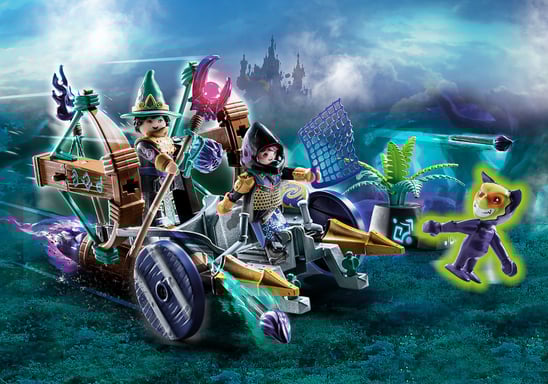 Playmobil Violet Vale - Vehículo catapulta