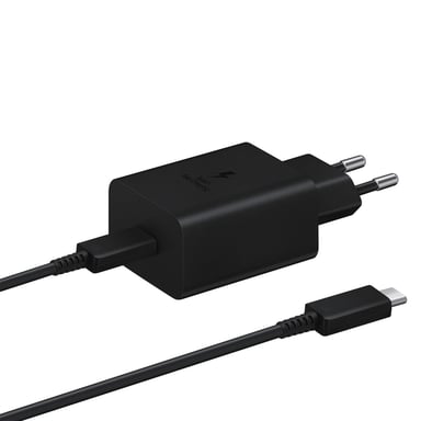 Kit Chargeur USB C 45W + Câble USB C / USB C 1.8m Noir Samsung