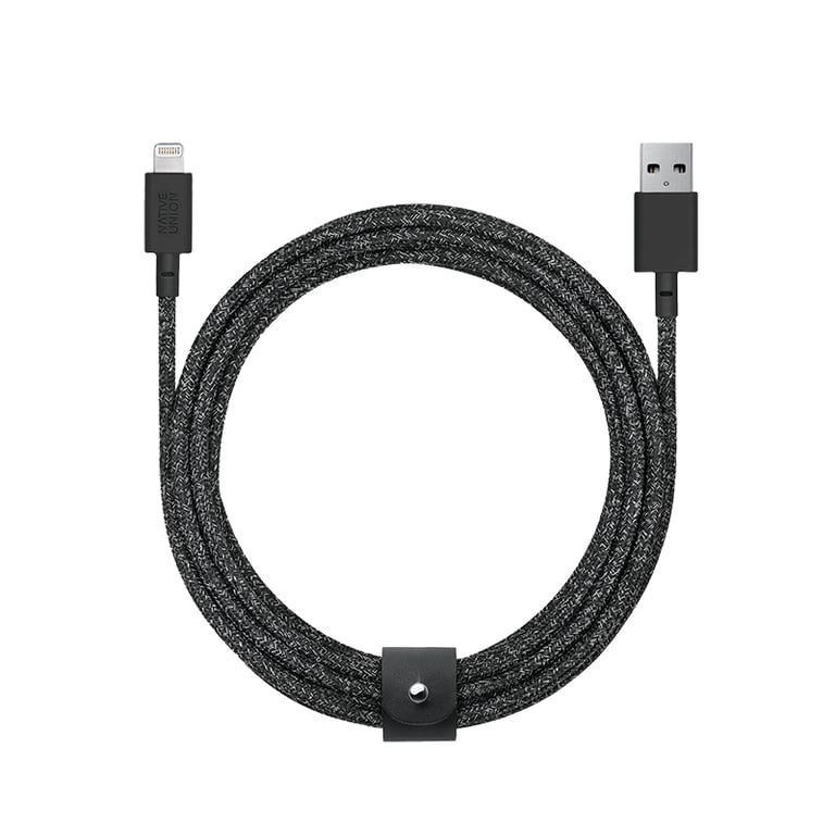 Native Union Câble USB vers Lightning Noir - 1.2M