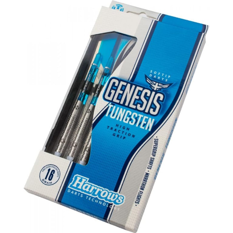 Fléchettes en Tungstène Genesis Soft 16g pour des Performances Optimales Neuf