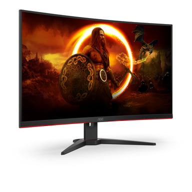 AOC G2 C32G2ZE/BK Pantalla plana para PC 80 cm (31,5'') 1920 x 1080 píxeles Full HD LED Negro, Rojo