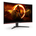 AOC G2 CQ32G2SE/BK LED display 80 cm (31.5'') 2560 x 1440 pixels 2K Ultra HD Noir, Rouge