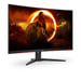 AOC G2 C32G2ZE/BK Pantalla plana para PC 80 cm (31,5'') 1920 x 1080 píxeles Full HD LED Negro, Rojo
