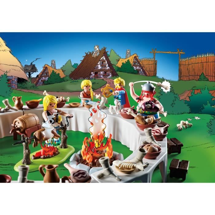 PLAYMOBIL | Asterix | Le Festin du Village | Jeu Astérix | Astérix et Obélix | Jouet d’Aventure pour Enfants de et Plus | 71827 - vue 5