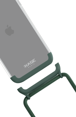 Bandolera desmontable y soporte 2 en 1 para Apple iPhone 11 Pro, verde musgo