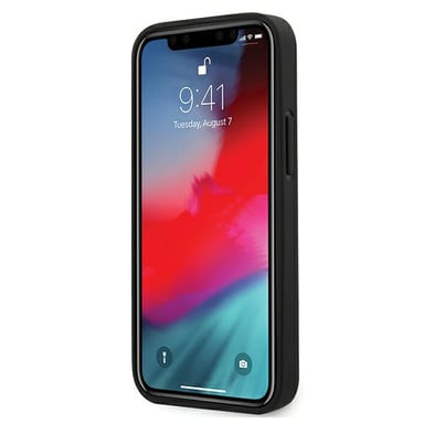 Custodia Ferrari per iPhone 12 mini 5,4'' Nero On Track Traforato