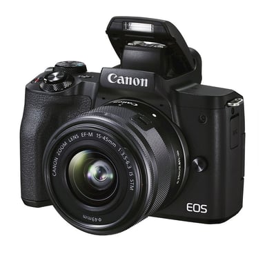 Canon EOS M50 MARK II + EF-M 15-45MM & E MILC 24,1 MP CMOS 6000 x 4000 pixels Noir