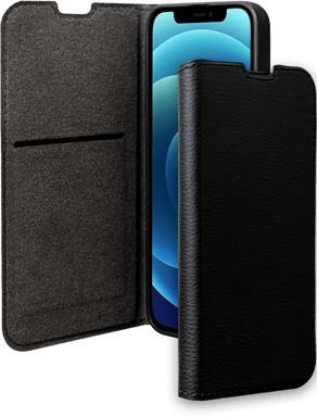 Folio iPhone 12 / 12 Pro Wallet Fonction Stand Noir - Certifié GRS Bigben