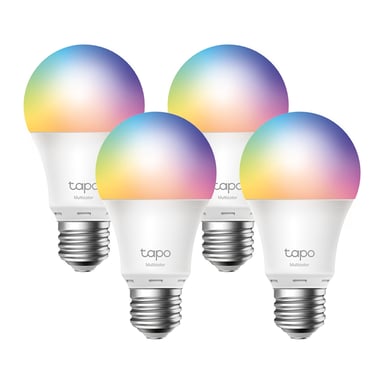 Pack de 4 ampoules intelligentes TP-Link Tapo L530E pour une ambiance moderne et personnalisée - Neuf