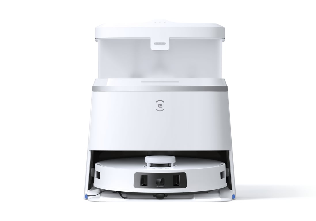 Ecovacs DEEBOT T30 PRO OMNI Robot Aspirador, Blanco y Plata