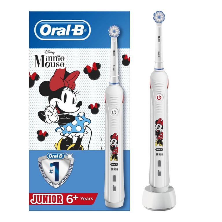 Oral B Junior Brosse À Dents Électrique Par Braun Minnie 80324587