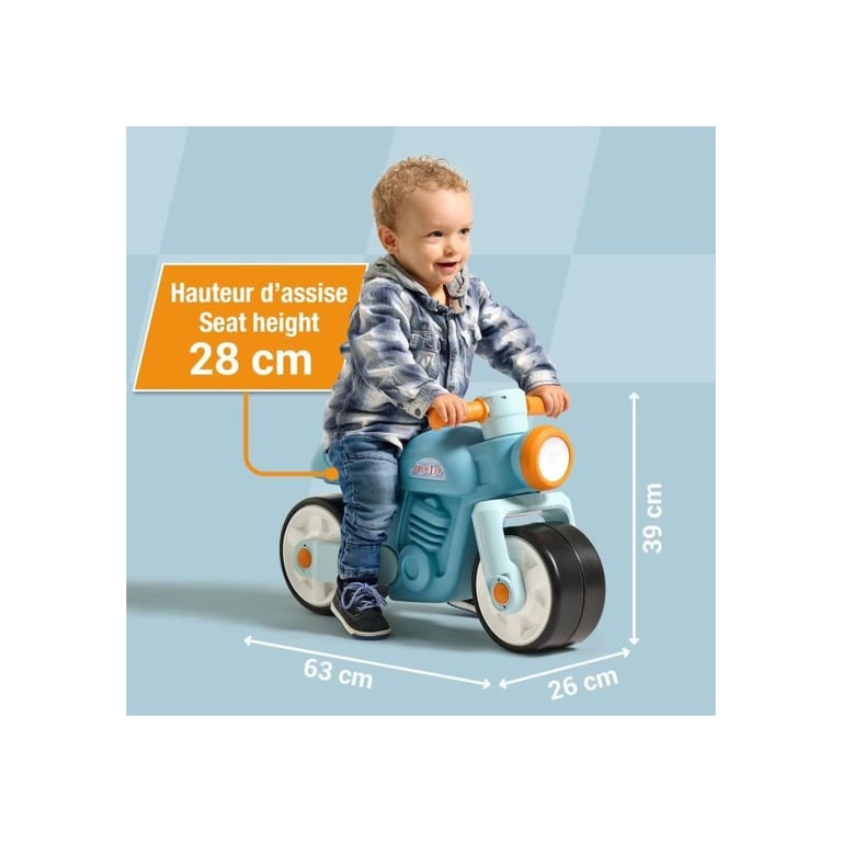Draisienne Moto Premier FALK Avec roues silencieuses 75% Plastique Recyclé 100% Fabriqué en France Dès - vue 8