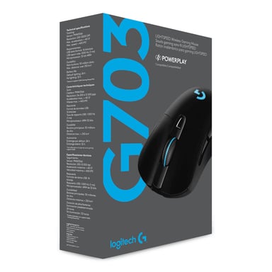 Logitech G G703 Ratón HLIGHTSPEED inalámbrico para gaming Con sensor HERO