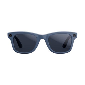 Meta Wayfarer 2 - Lunettes connectées IA Ray-Ban, Bleu cosmique brillant (Verre Transition)