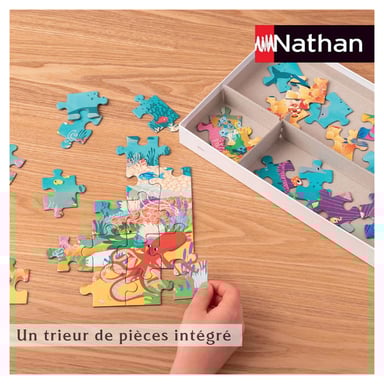 Puzzle Nathan 60 pièces - Ladybug Miraculeuse pour enfants