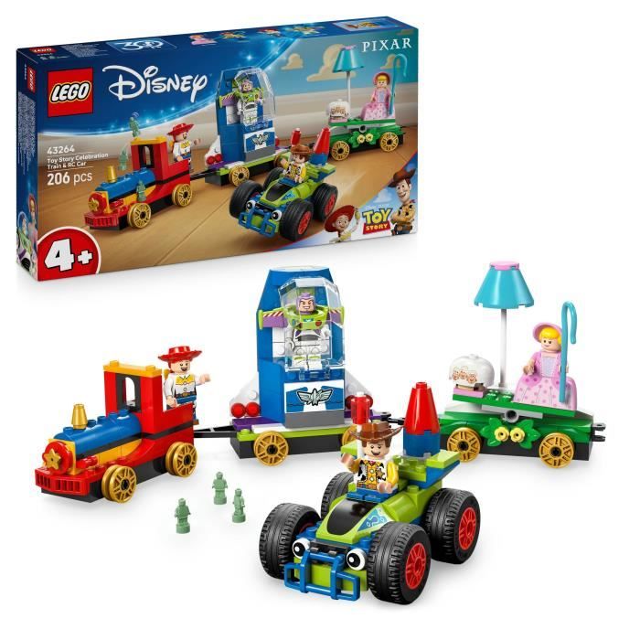 LEGO® Disney Pixar 43264 Le Train en fête et voiture RC Toy Story - vue 5