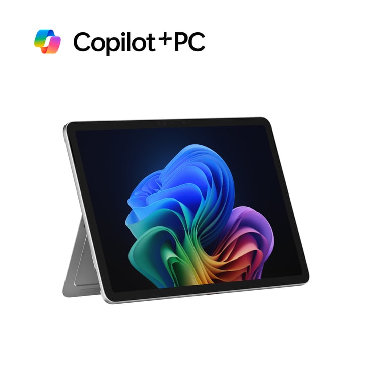 PC Hybride 2-en-1 Surface Pro (12 Ecran Tactile Copilot+ Snapdragon X Plus 16 Go RAM 256 Go SSD Platine - Neuf