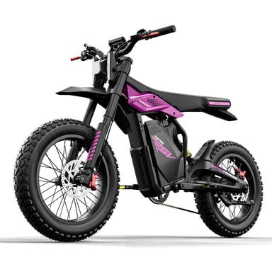 Moto de cross eléctrica Cleytro FM110 para adultos, batería de 48 V y 25 Ah, suspensión completa
