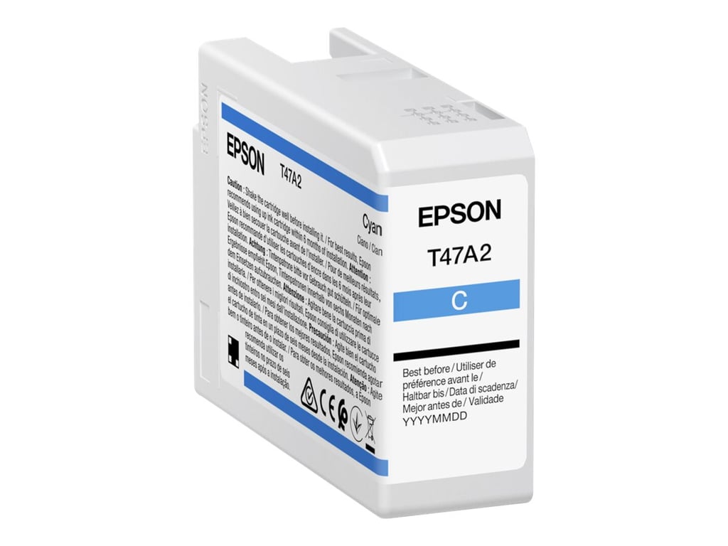 Epson C13T47A200 Cartouche Cyan - vue 5