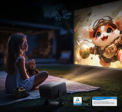 Proiettore Home Cinema Hisense C2 - 4K HDR, Triple Laser, 3D Ready, Smart TV