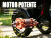 Tricycle cargo électrique ESKUTE T302 Pro, batterie 48 V 20,8 Ah, avec dossier de siège arrière et paniers avant/arrière - blanc