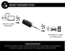 FORCE PLAY Adaptador de Audio Bluetooth 2 en 1 3.5mm Jack Transmisor y Receptor Negro