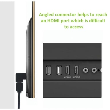 Techly HDMI M/F Negro