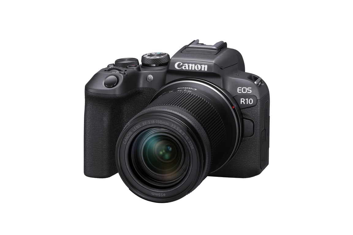 Canon EOS R10 + RF-S 18-150mm F3.5-6.3 IS STM + EF- R MILC 24,2 MP CMOS 6000 x 4000 Pixeles Negro