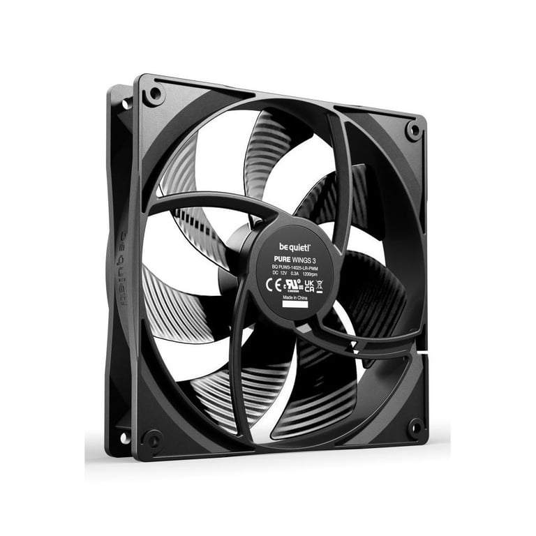 Ventilateur 140 mm be quiet! Pure Wings 3 PWM Pack de 3 1200 trmin - vue 2
