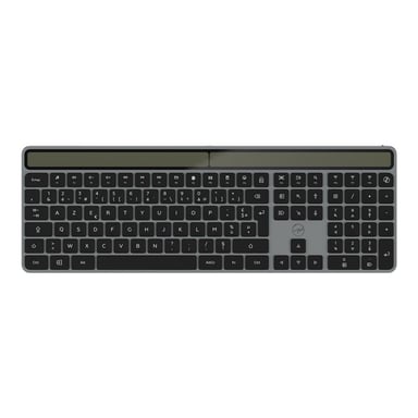 Clavier sans fil MOBILITY LAB KS720W AZERTY Solaire USB-C Noir Full-size Pavé Numérique