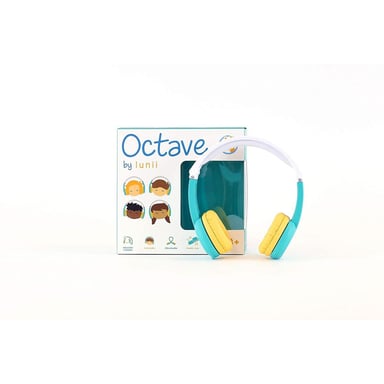 1Control Lunii Octave Cuffie per bambini (blu/giallo)