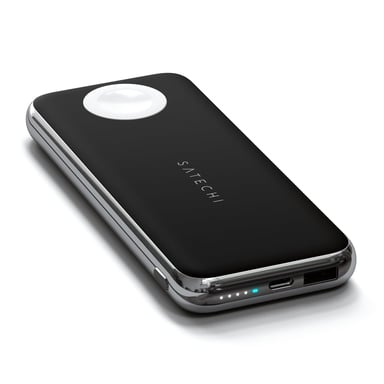 Belkin QUATRO 10000 mAh Cargador inalámbrico Negro, Plata