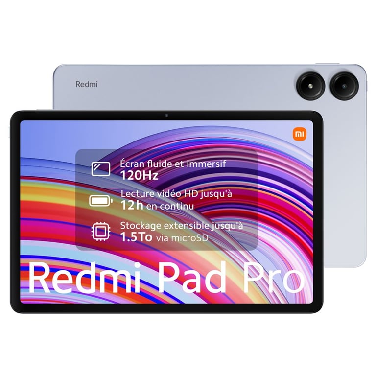 Redmi Pad Pro (12,1 ) Wifi, 128 Go, Bleu - Neuf